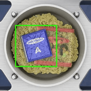 vision sensor detecting food sachet