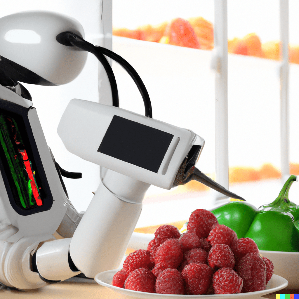 hyperspectral robot detecting toxins in food.