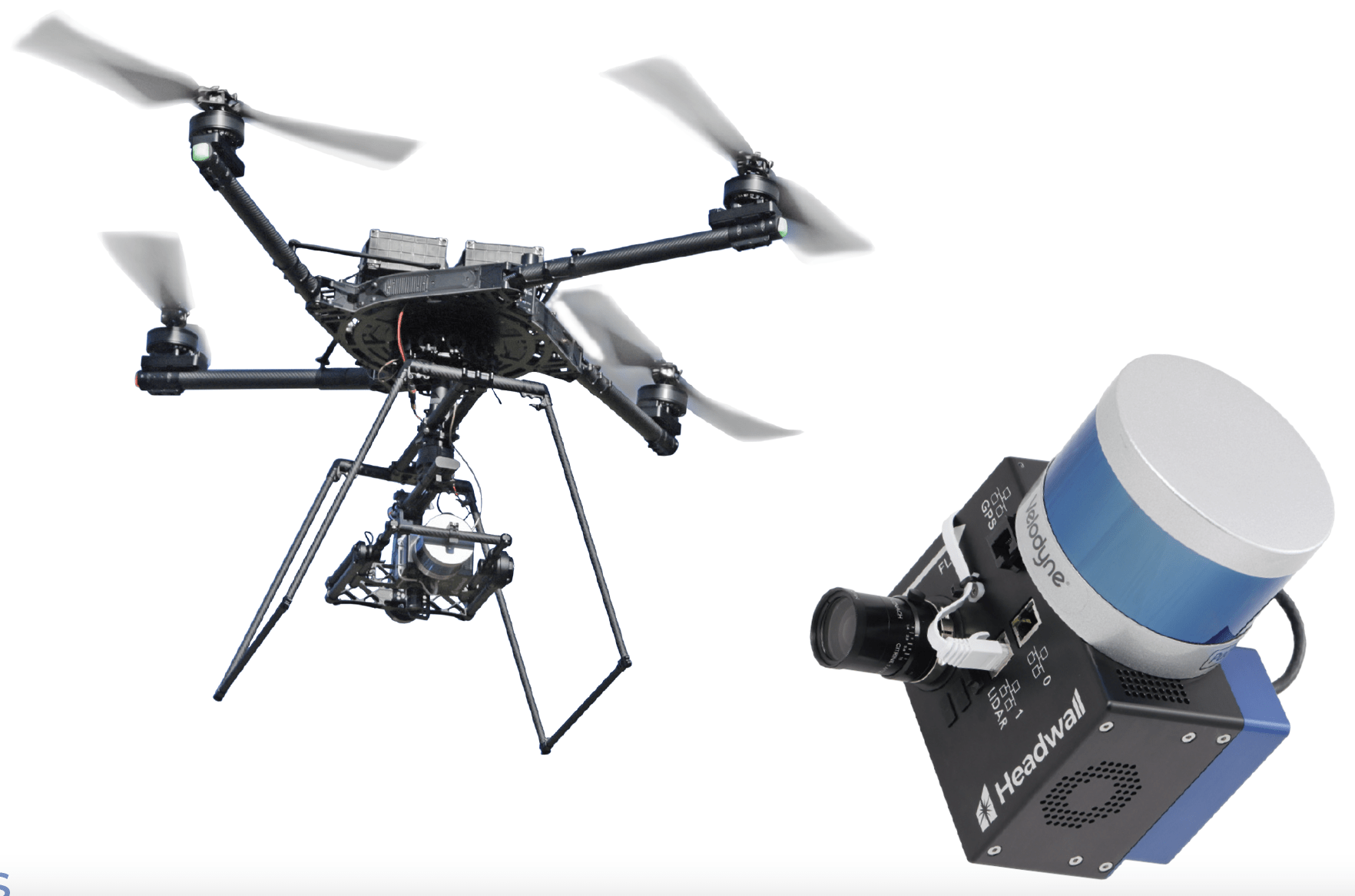 Headwall NANO HP Turnkey Hyperspectral Remote Sensing Drone UAV